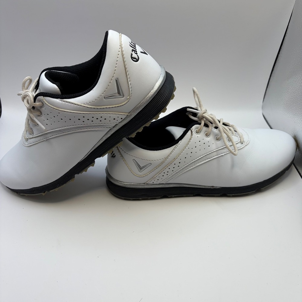 Callaway CGW105WT Womens White Spikeless Golf Shoes Size 8 Low Top Sneakers - Picture 6 of 7